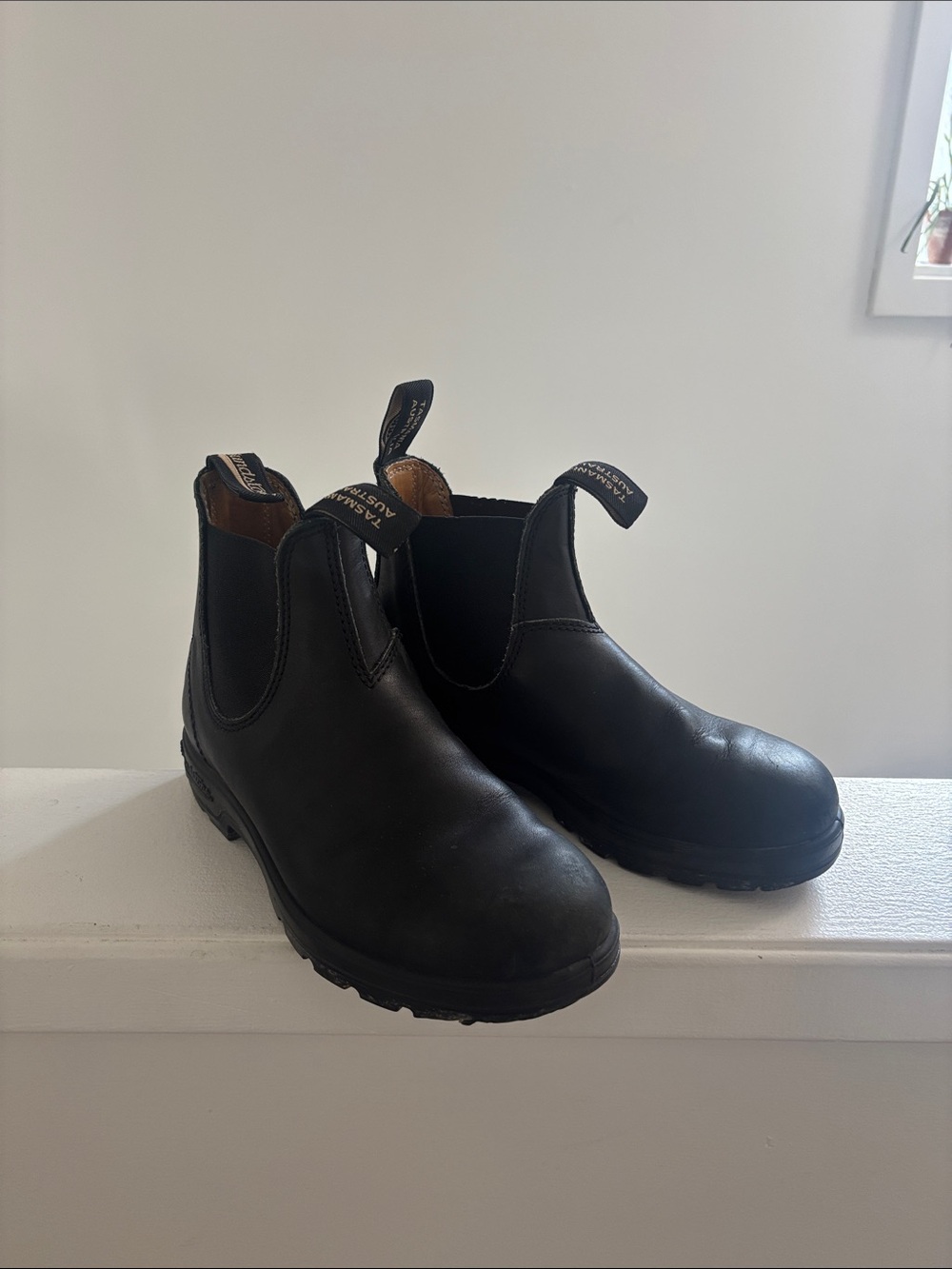 Blundstone Black Leather Work Boots